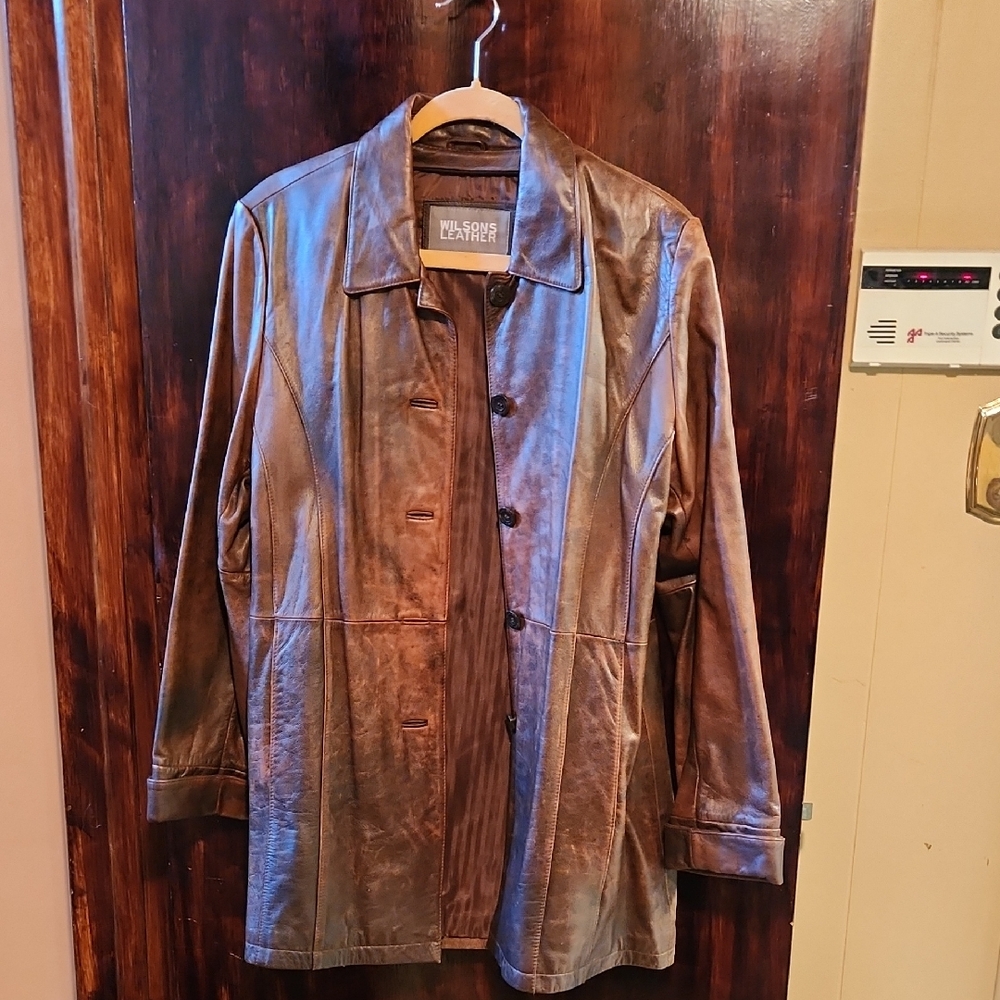 Wilson's Leather Brown Jacket
